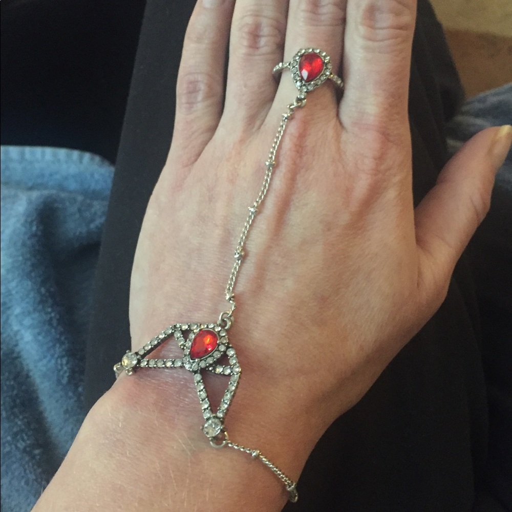 Chain ring bracelet